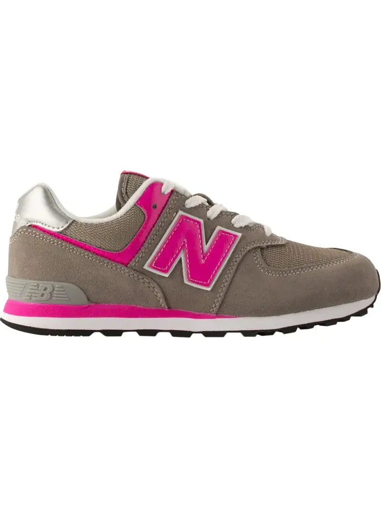 Кроссовки New Balance 574 Kids 'Grey Pink' — изображение 1 из 1, розовый