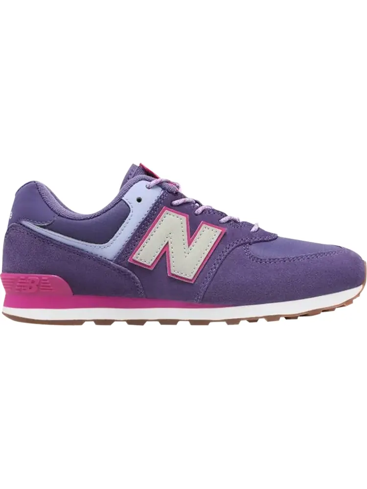 Кроссовки New Balance 574 Big Kid 'Camp - Violet Fluorite' — изображение 1 из 1, фиолетовый