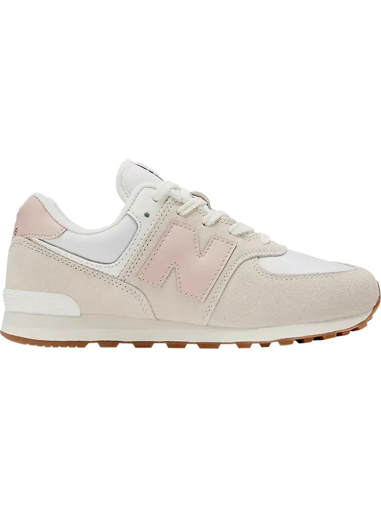 Кроссовки New Balance 574 Big Kid 'Moonbeam Pink Sand' — изображение 1 из 1, розовый