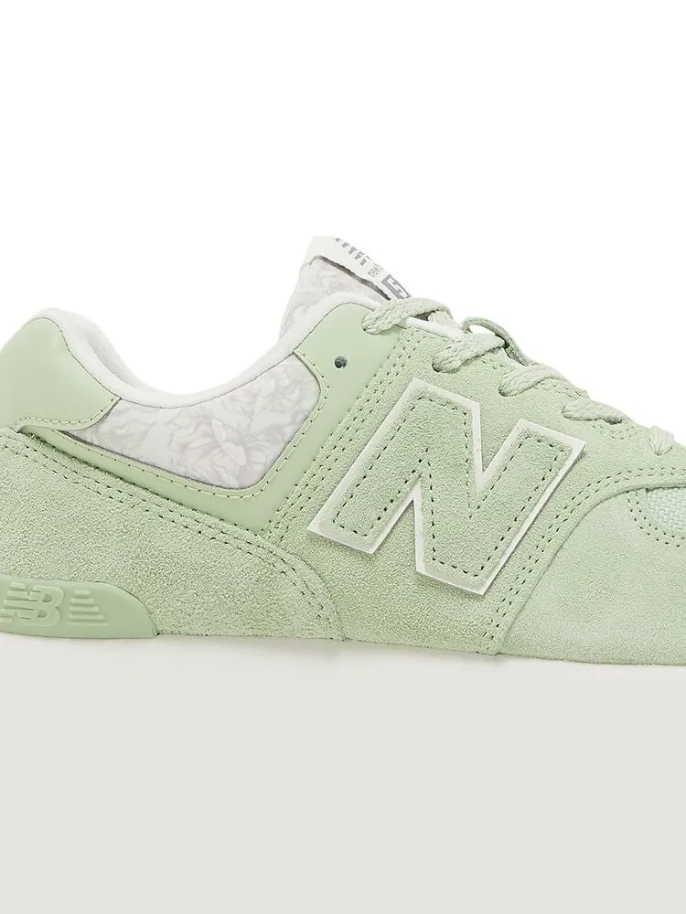 Кроссовки 574 Big Kid 'Floral - Avocado Gum' — изображение 2 из 4, зеленый