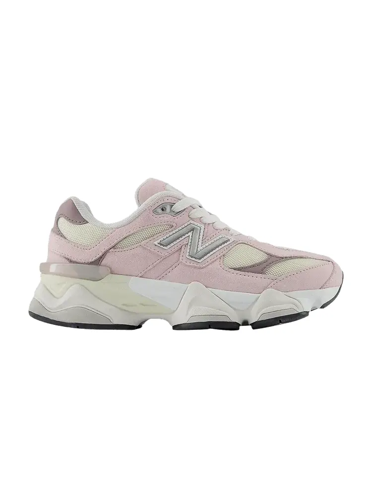 Кроссовки New Balance 9060 Big Kid Wide Rose Sugar Ice Wine — изображение 1 из 1, розовый винный