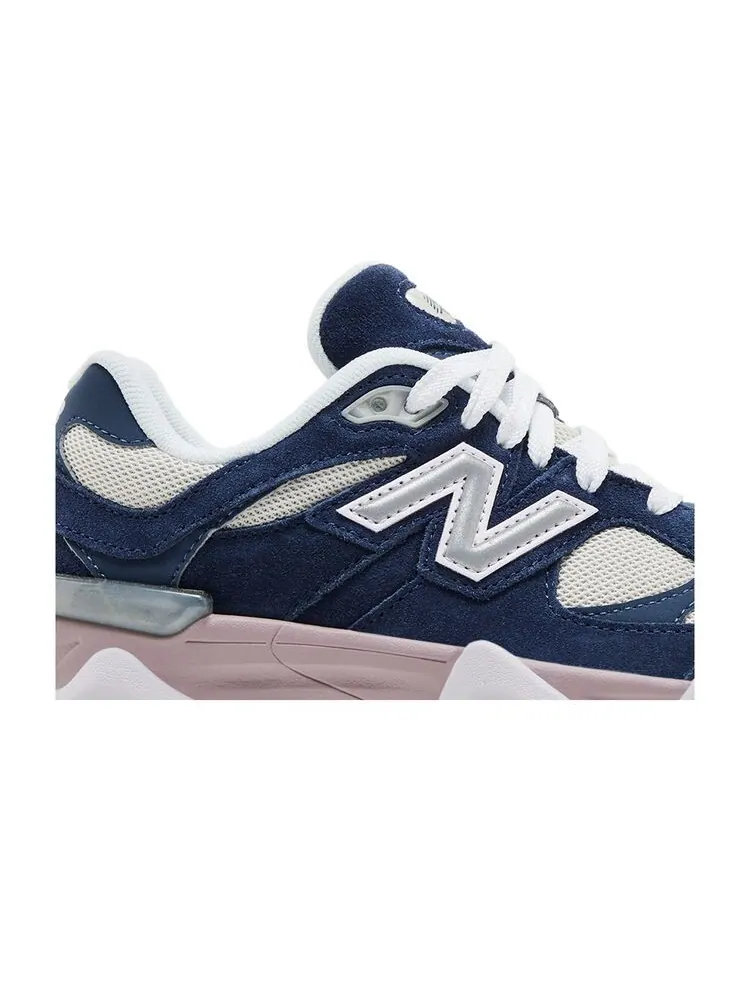 Кроссовки New Balance 9060 Big Kid Navy Ice Wine — изображение 2 из 6, темно-синий винный