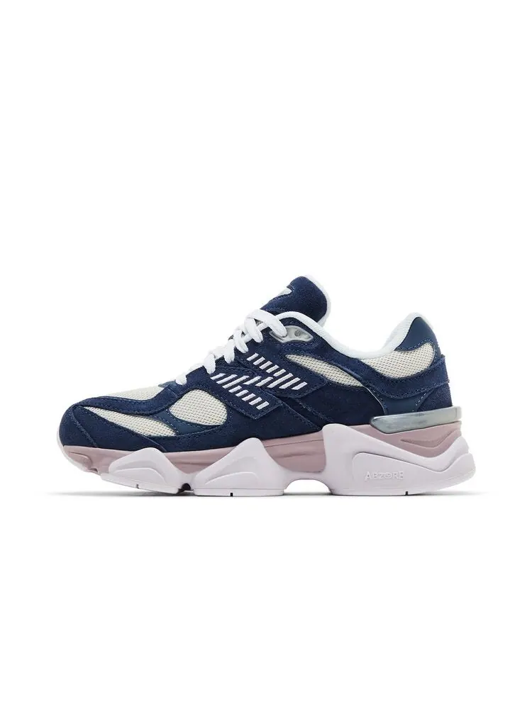 Кроссовки New Balance 9060 Big Kid Navy Ice Wine — изображение 3 из 6, темно-синий винный