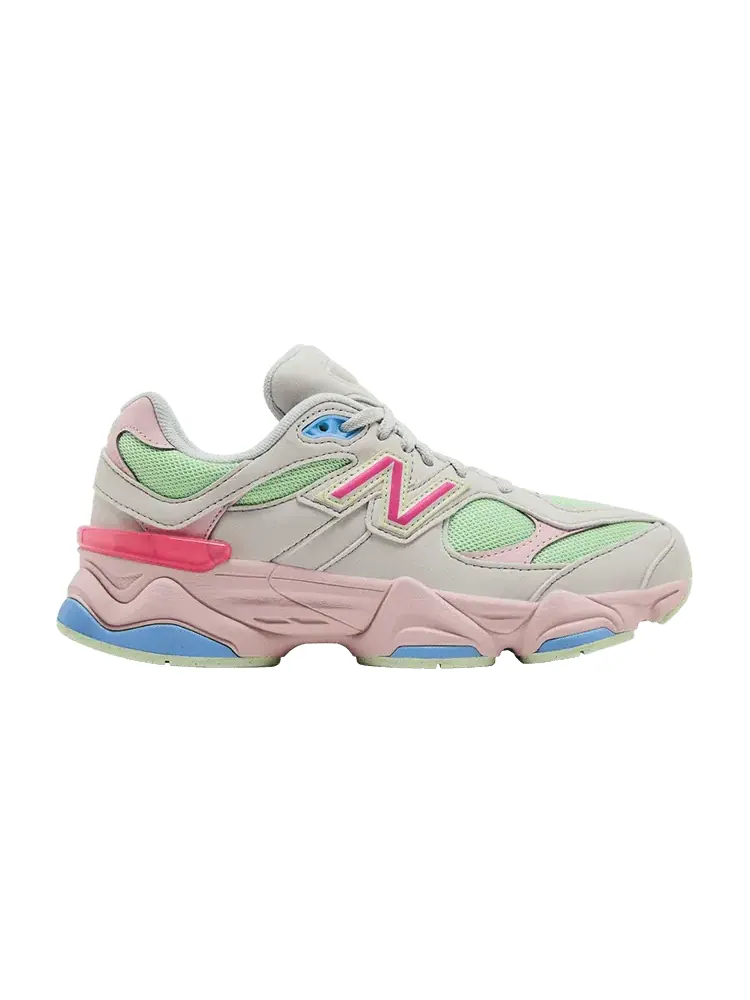 Кроссовки New Balance 9060 Big Kid 'Grey Matter Pink' — изображение 1 из 9, серый