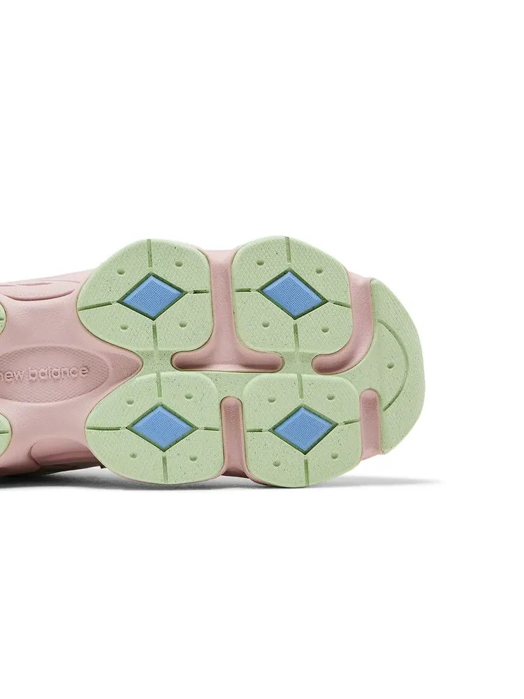 Кроссовки New Balance 9060 Big Kid 'Grey Matter Pink' — изображение 6 из 9, серый