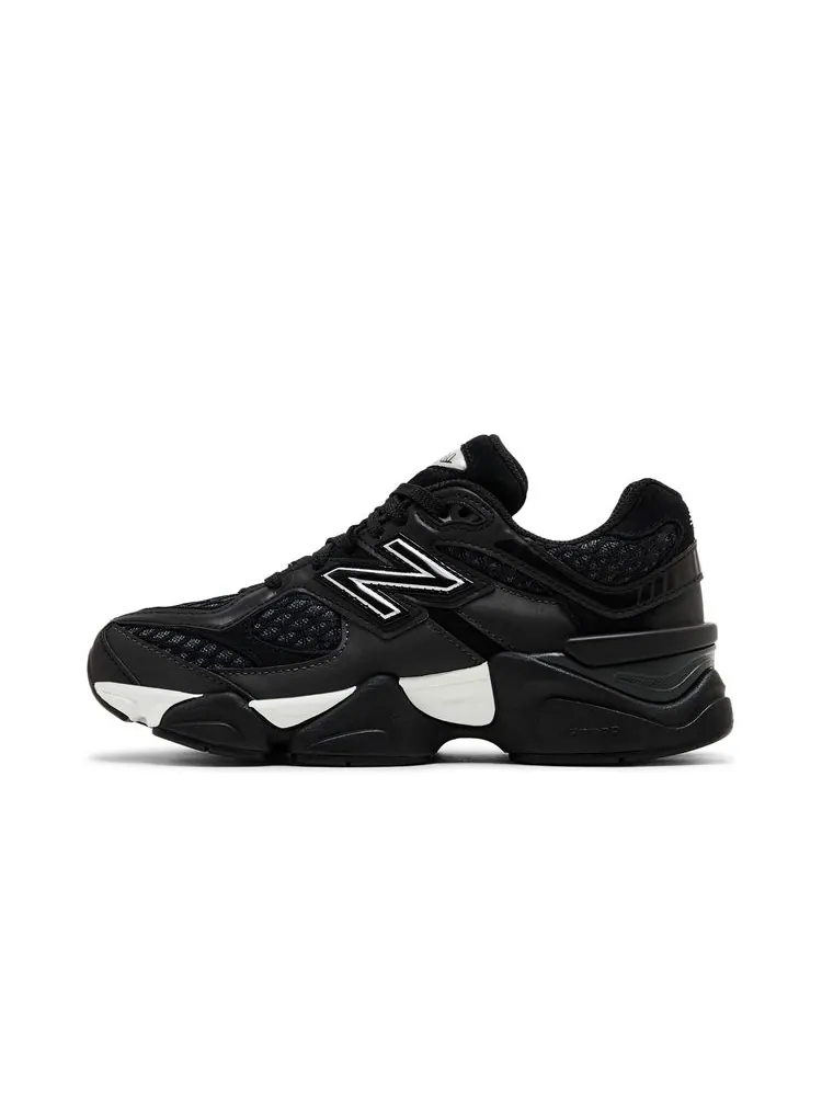 Кроссовки 9060 Big Kid 'Black Silver' Shoe Palace Exclusive — изображение 3 из 8, черный серебристый