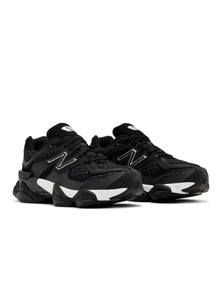 Кроссовки 9060 Big Kid 'Black Silver' Shoe Palace Exclusive — изображение 8 из 8, черный серебристый
