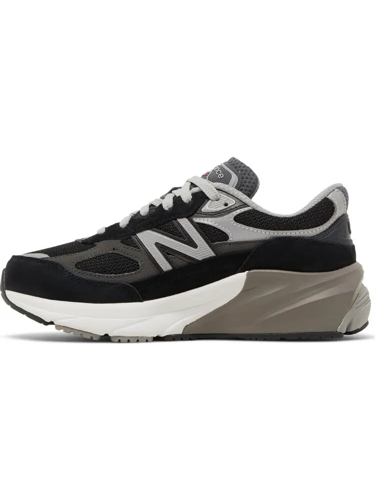 Кроссовки 990v6 Big Kid 'Black Silver' — изображение 3 из 4, черный