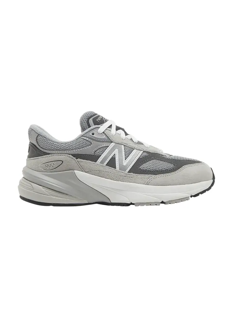 Кроссовки New Balance 990v6 Big Kid Wide — изображение 1 из 1, серый