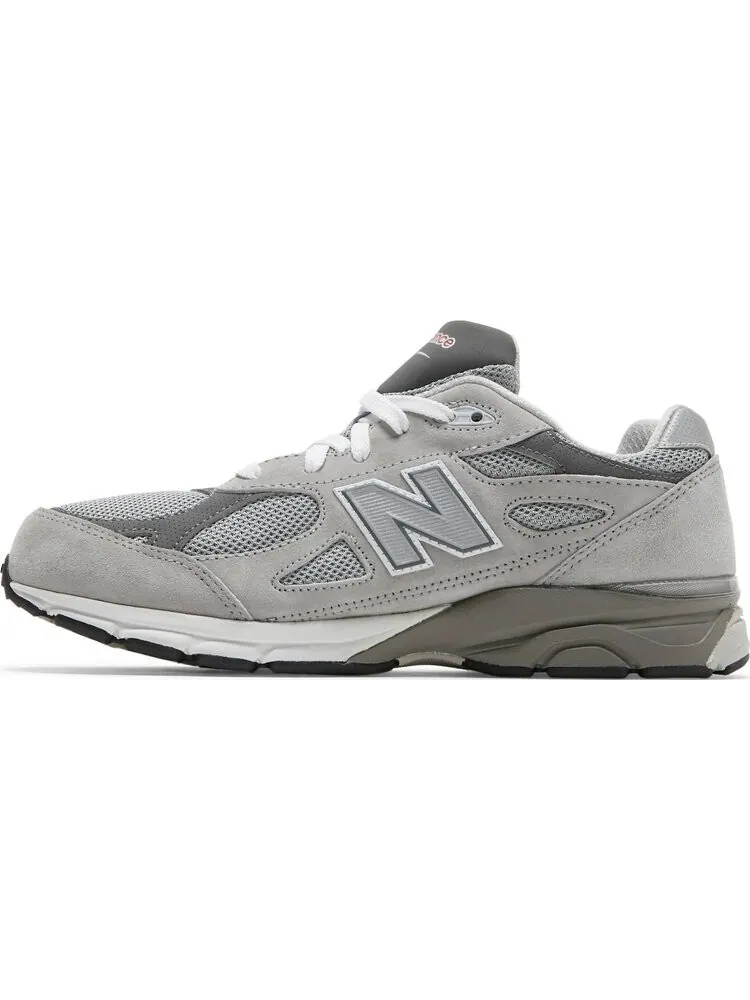 Детские кроссовки New Balance 990v3 — изображение 3 из 8, серый/зеленый