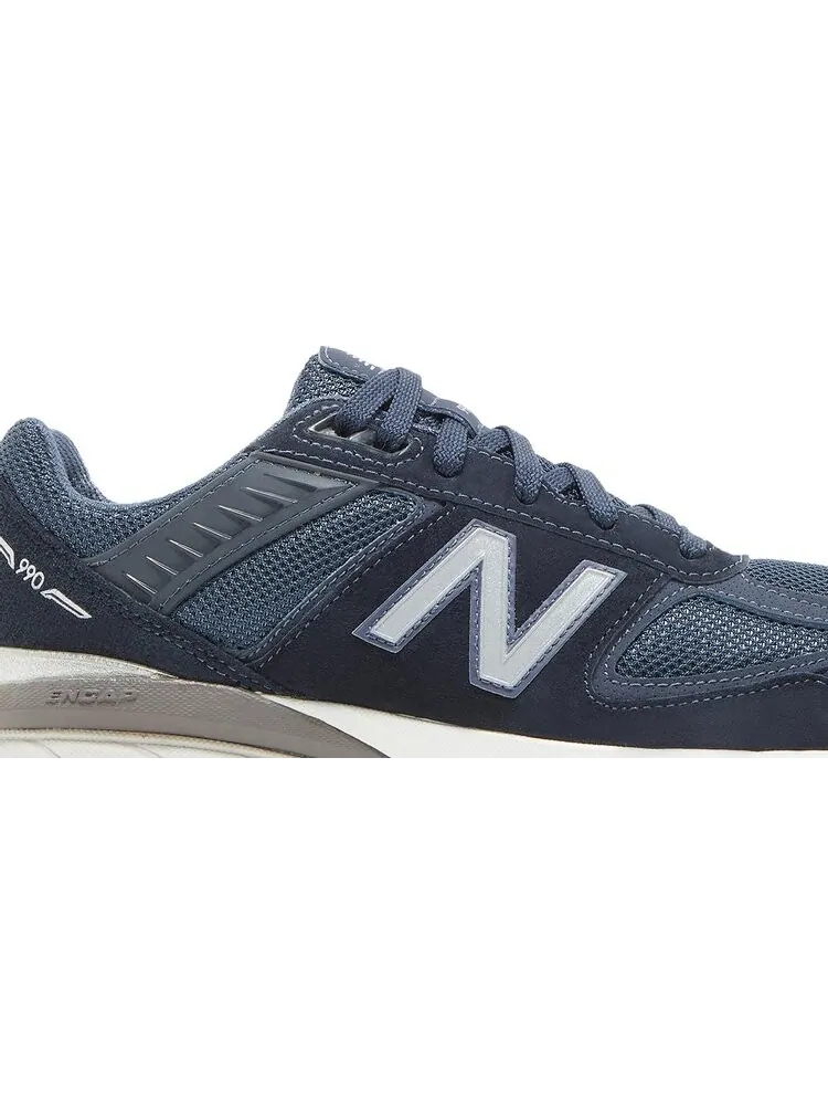 Кроссовки New Balance 990v5 Big Kid 'Navy' — изображение 2 из 8, синий