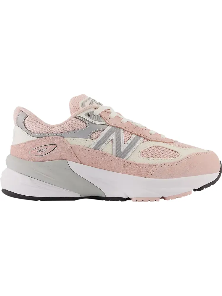 Кроссовки 990v6 Big Kid Wide 'Pink Haze' — изображение 1 из 1, розовый