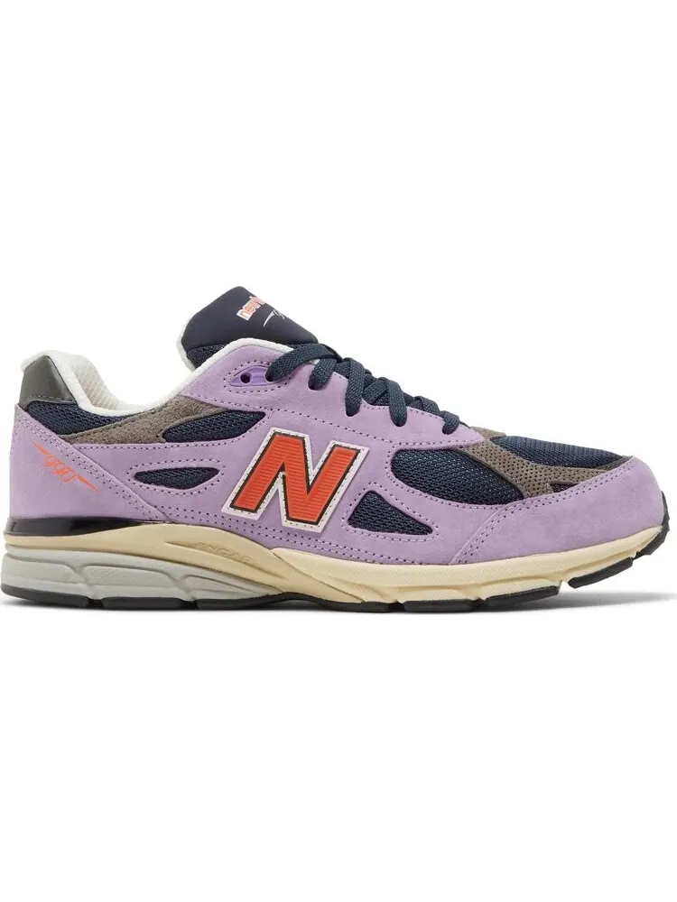 Кроссовки New Balance Teddy Santis x 990v3 Big Kid 'Raw Amethyst' — изображение 1 из 8, фиолетовый