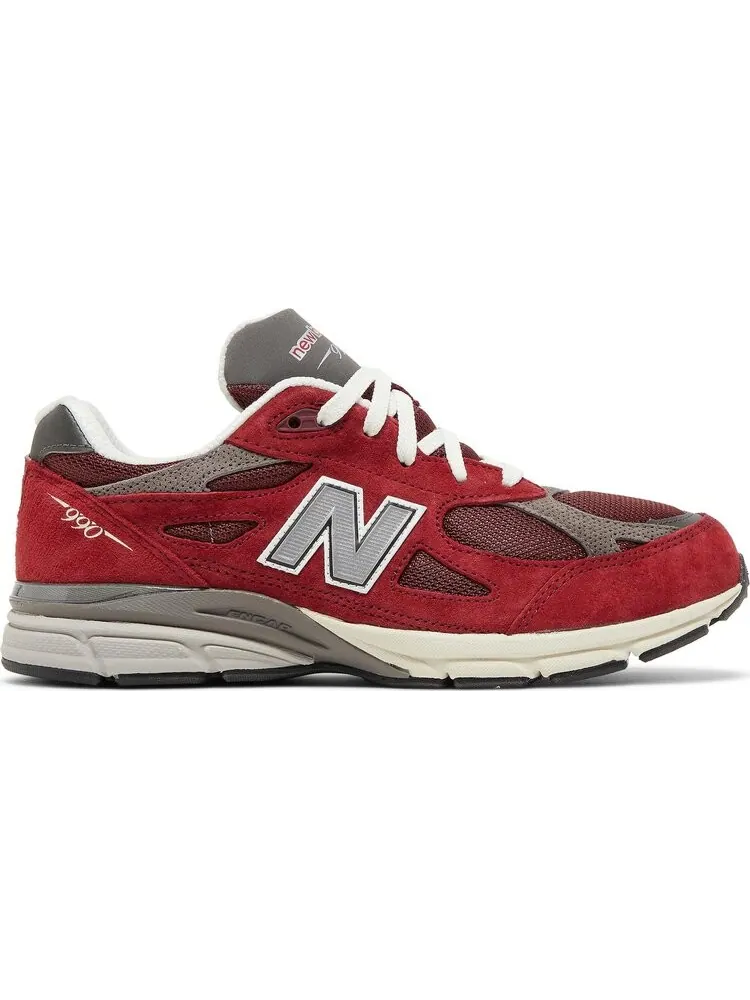 Кроссовки New Balance Teddy Santis x 990v3 Big Kid 'Scarlet Marblehead' — изображение 1 из 8, красный