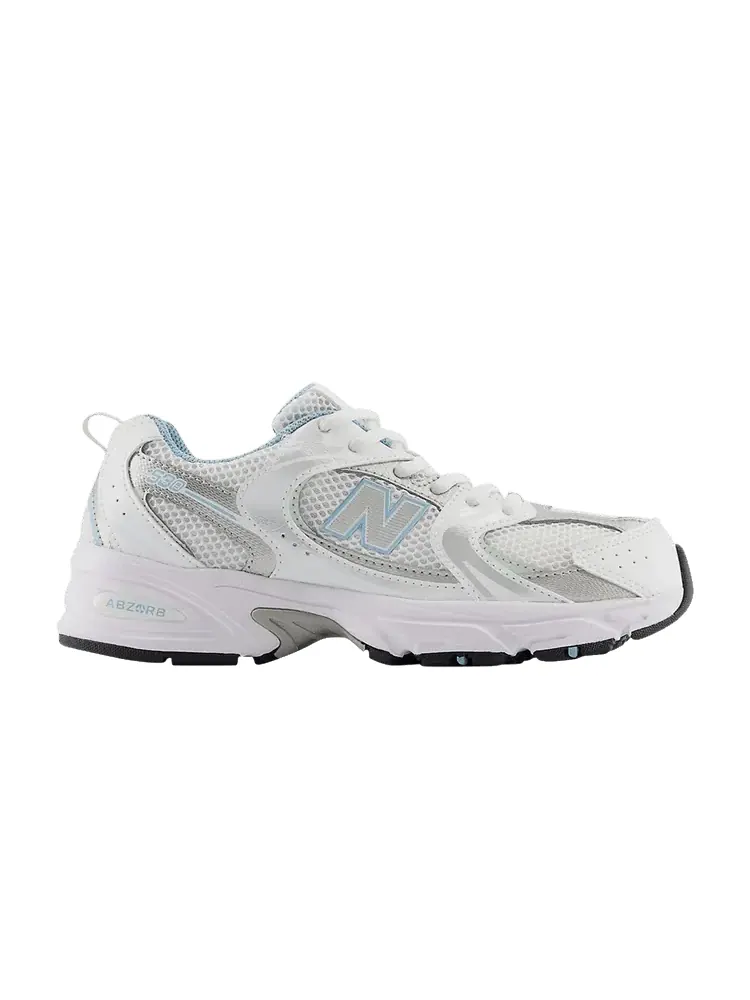 Кроссовки New Balance 530 Big Kid White Chrome Blue — изображение 1 из 1, белый синий
