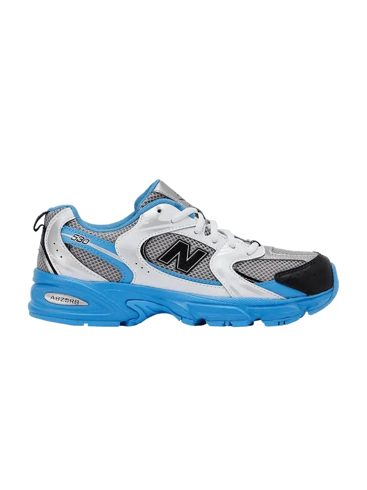 Кроссовки New Balance 530 Big Kid 'Silver Azure' DTLR Exclusive — изображение 1 из 1, серебристый//черный