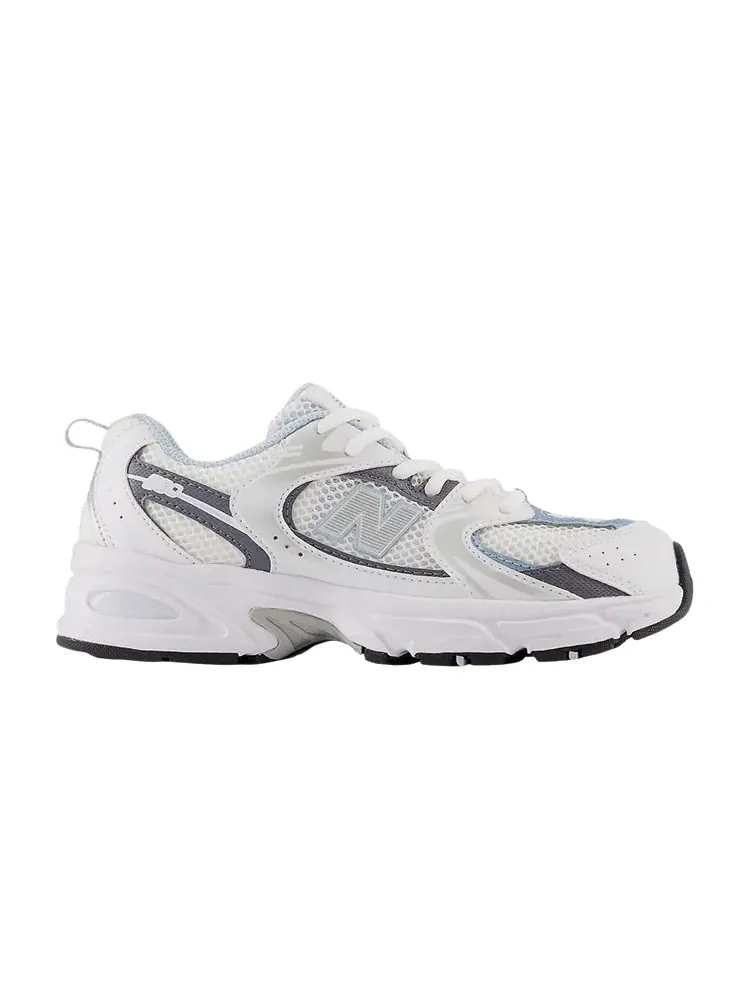 Кроссовки New Balance 530 Big Kid White Dark Arctic Grey — изображение 1 из 1, белый темный серый