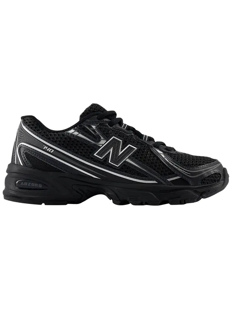 Кроссовки New Balance 740 Big Kid 'Black Silver Metallic' — изображение 1 из 1