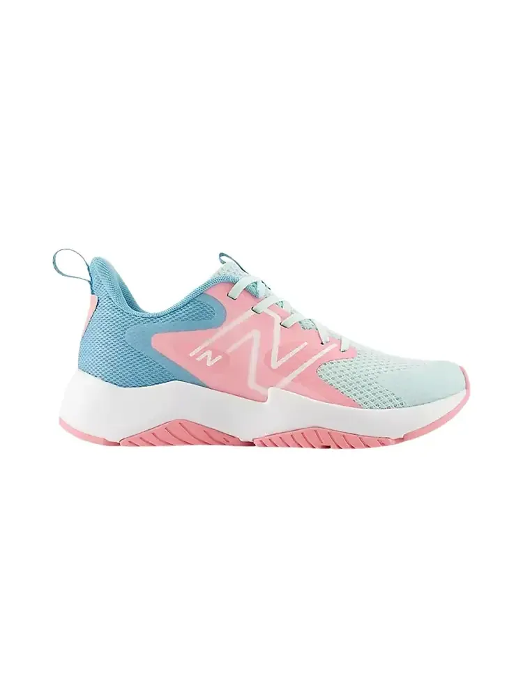 Кроссовки New Balance Rave Run v2 LACE Big Kid 'Giant Blue Double Bubble' — изображение 1 из 1, синий