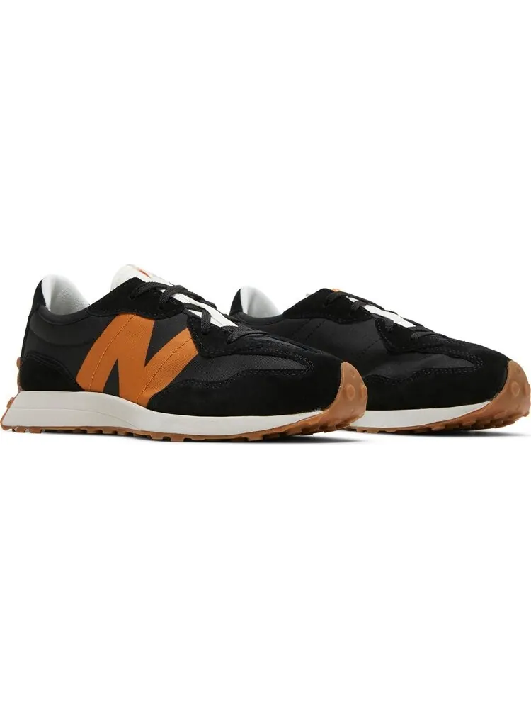 Кроссовки New Balance 327 Big Kid 'Black Madras Orange' — изображение 8 из 8, черный