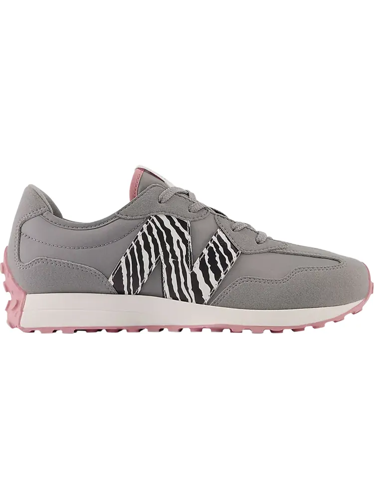 Кроссовки 327 Big Kid 'Zebra - Shadow Grey' — изображение 1 из 1, серый