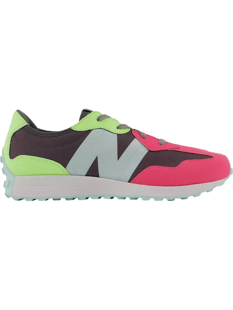 Кроссовки New Balance 327 Big Kid 'Marblehead Pink Zing' — изображение 1 из 1, серый