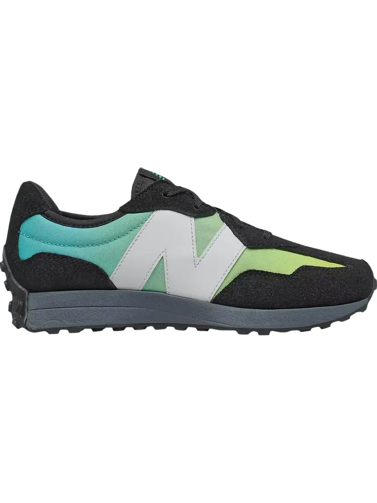 Кроссовки New Balance 327 Big Kid Wide 'Black Summer Jade' — изображение 1 из 1, черный