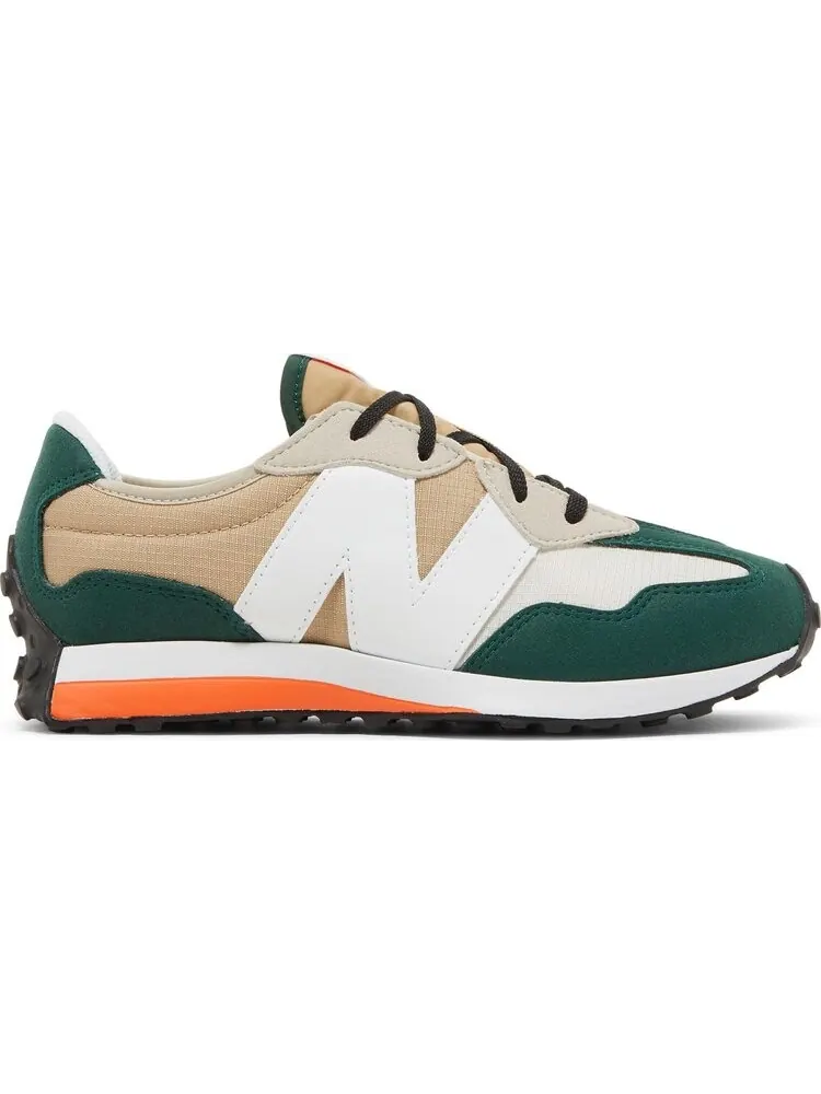 Кроссовки New Balance 327 Big Kid 'Nightwatch Green Incense' — изображение 1 из 8, зеленый