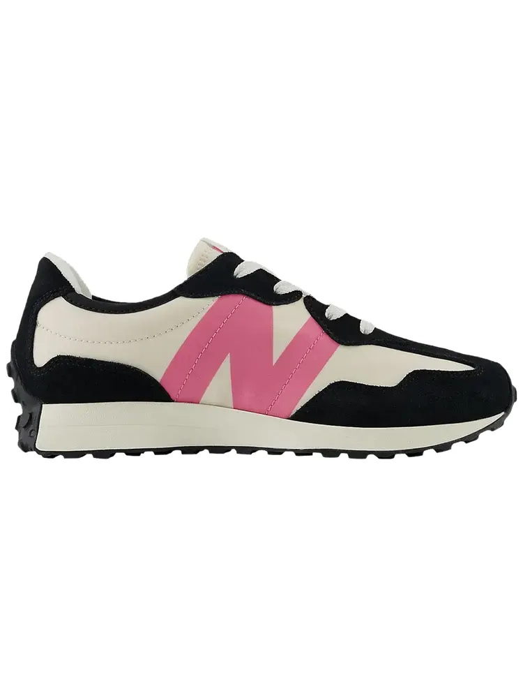 Кроссовки New Balance 327 Big Kid 'Black Real Pink' — изображение 1 из 1, черный розовый