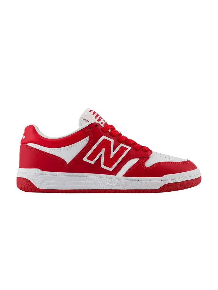 Кроссовки New Balance 480 Big Kid — изображение 1 из 1, красный белый