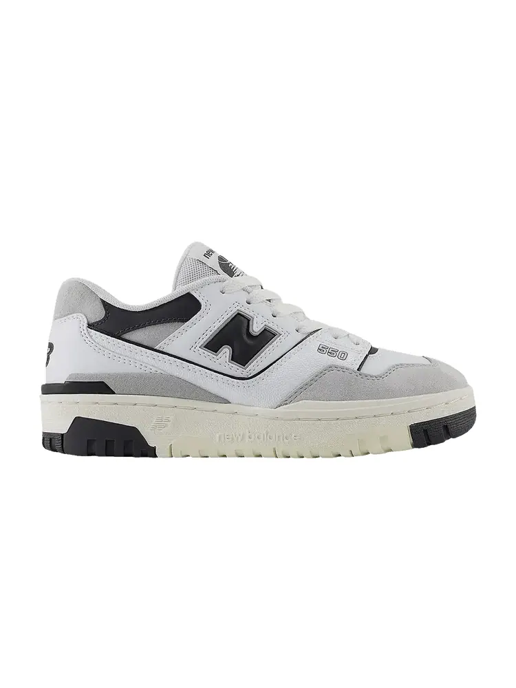 Кроссовки 550 Big Kid 'White Black Cement' — изображение 1 из 1, белый черный