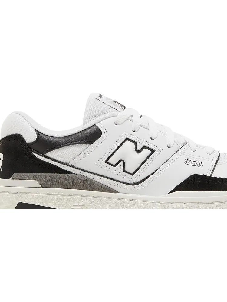 Кроссовки New Balance 550 Big Kid 'White Black' — изображение 2 из 8, белый