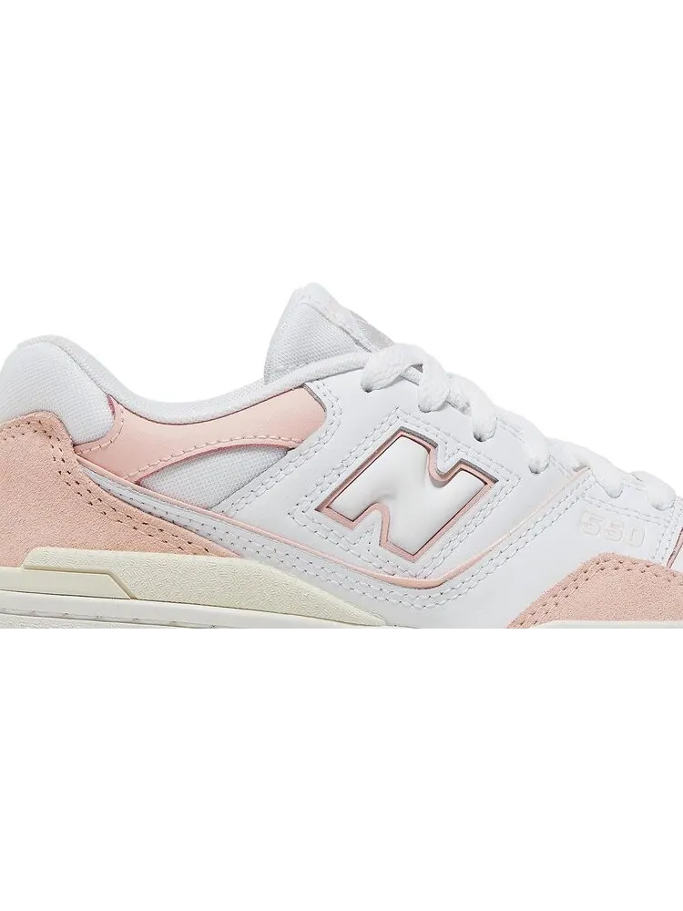 Кроссовки New Balance 550 Big Kid 'White Pink Sand' — изображение 2 из 8, белый