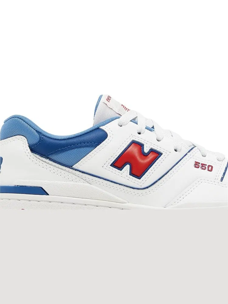 Кроссовки 550 Big Kid 'Red Atlantic Blue' — изображение 2 из 4, белый
