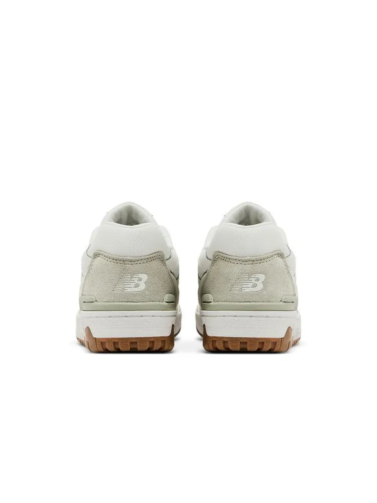 Кроссовки New Balance 550 Big Kid 'White Olive Gum' — изображение 7 из 9, белый/серый/оливковый