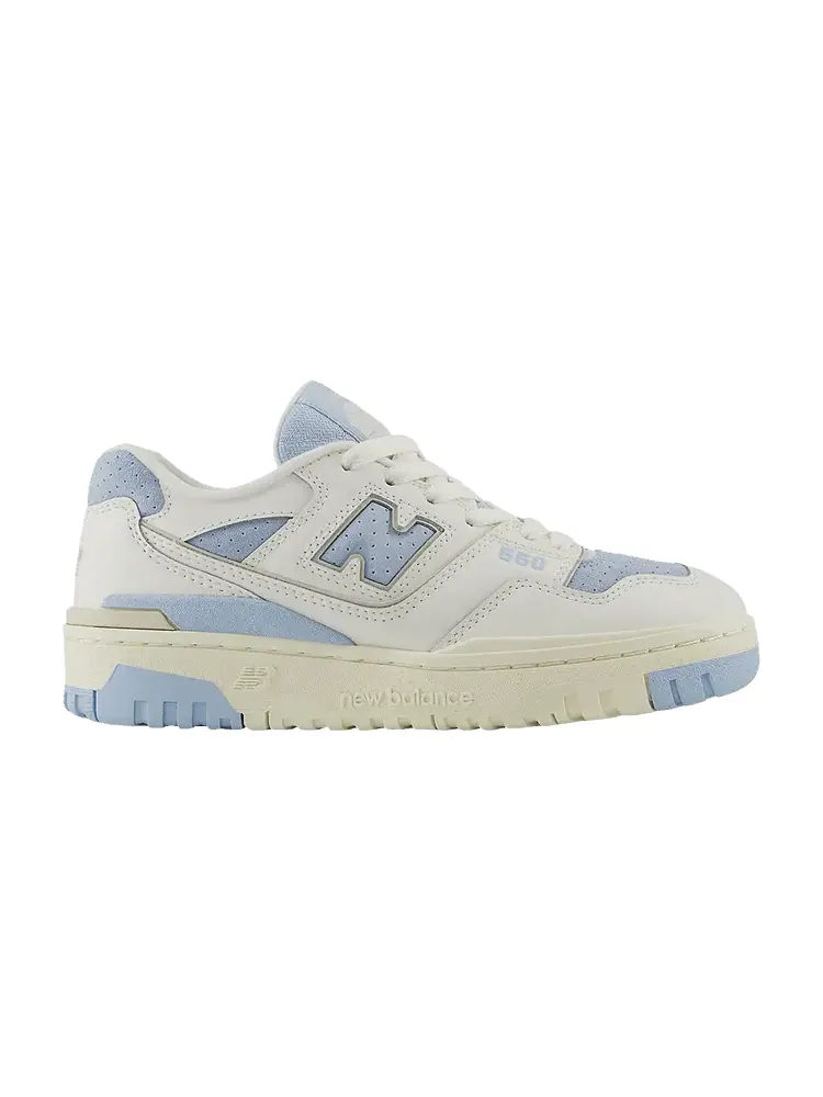 Кроссовки New Balance 550 Big Kid 'Sea Salt Light Chrome Blue' — изображение 1 из 1, светлый синий