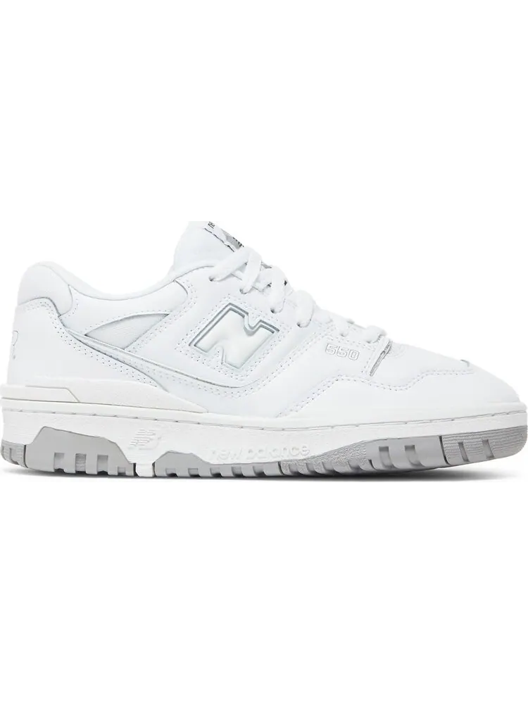 Кроссовки New Balance 550 Big Kid 'White Grey' — изображение 1 из 8, белый