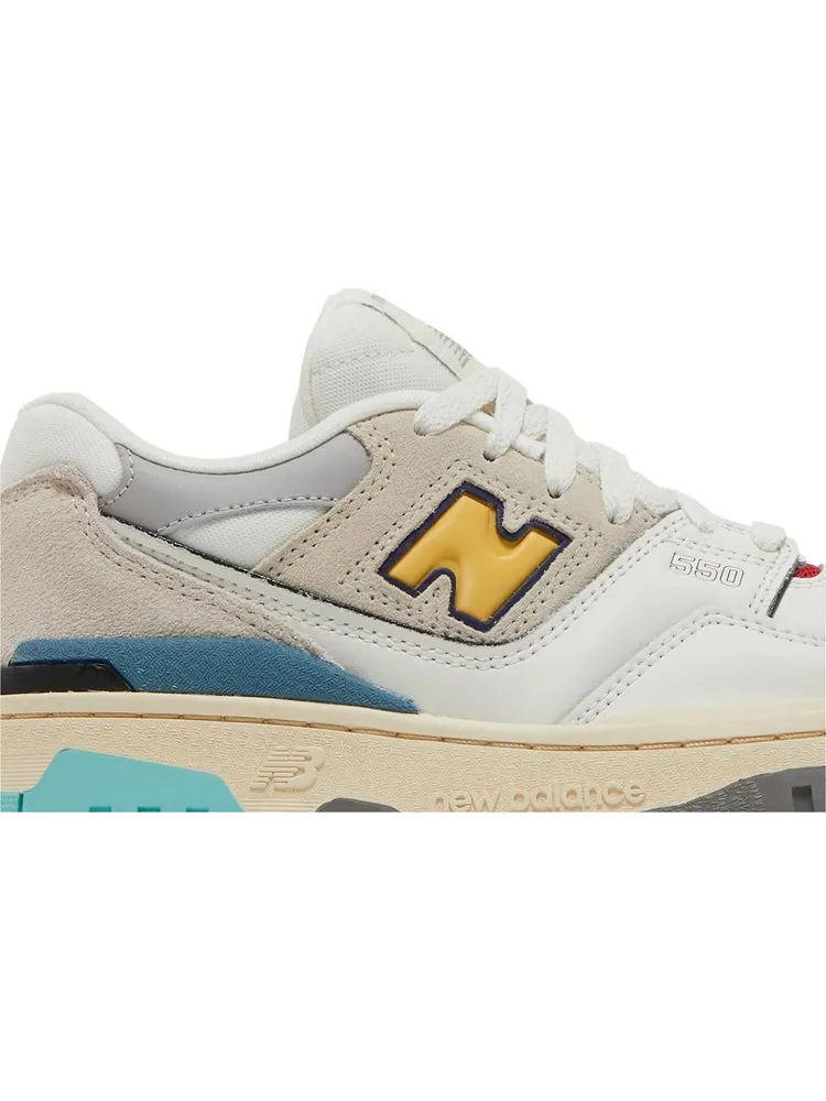 Кроссовки New Balance 550 Big Kid 'White Surf' — изображение 2 из 8, белый