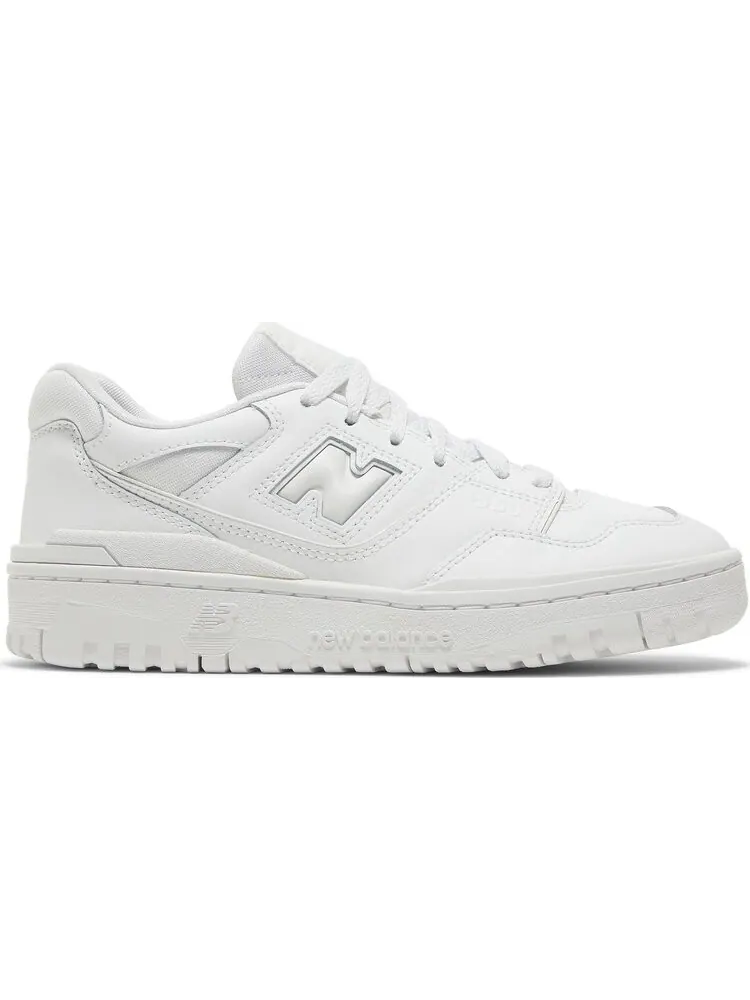 Кроссовки 550 Big Kid 'Triple White' — изображение 1 из 4, белый