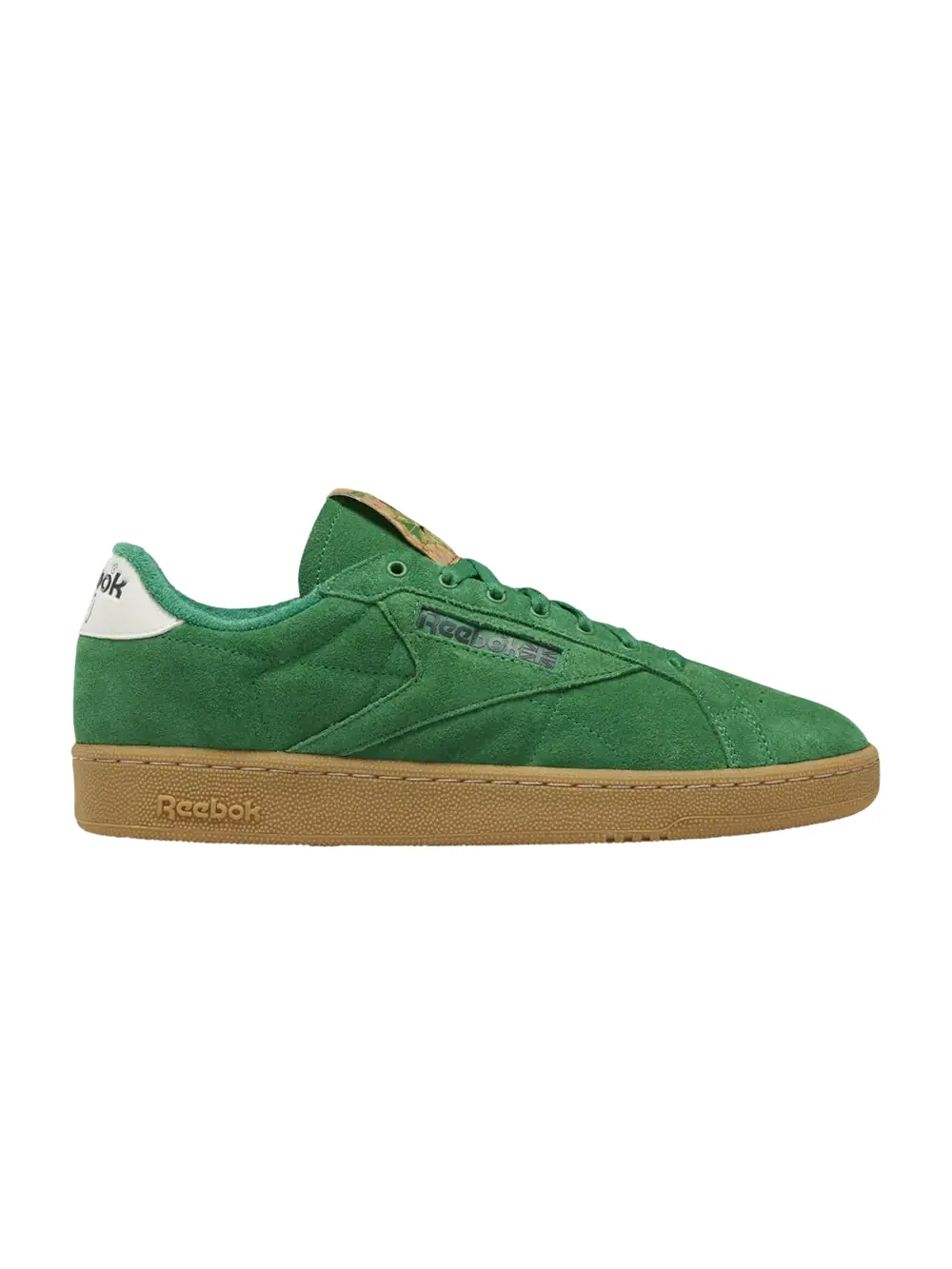 Кроссовки Club C 85 Grounds Reebok — изображение 1 из 1, зеленый/красный
