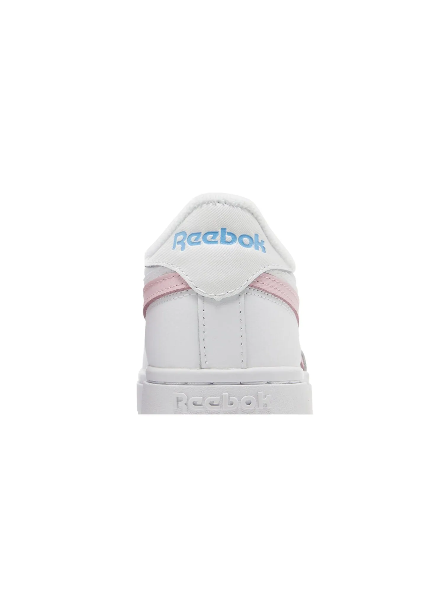 Кроссовки Wmns Club C Double Revenge Reebok — изображение 7 из 8, белый/розовый/голубой