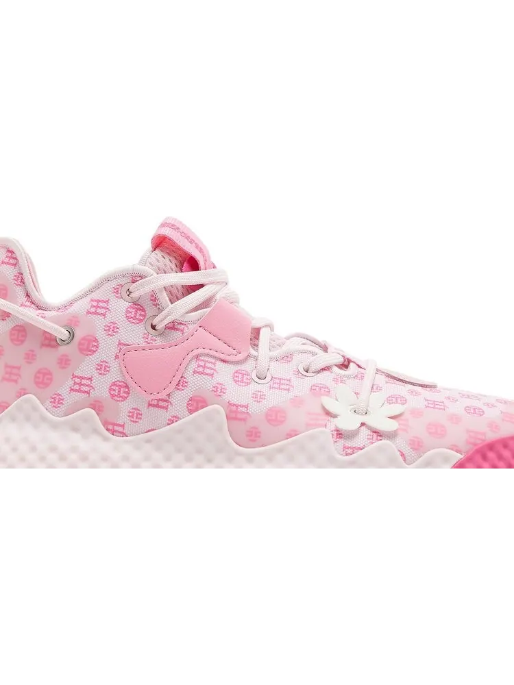 Кроссовки Adidas Harden Vol. 6 J 'Clear Pink Monogram' — изображение 2 из 8, розовый