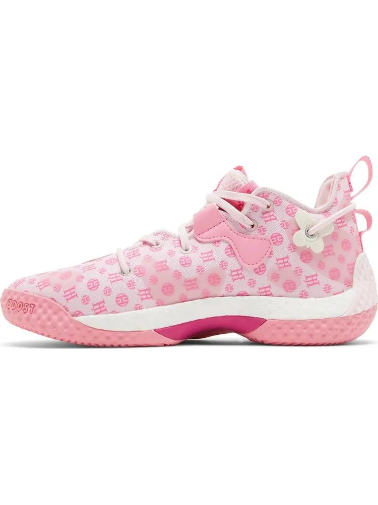 Кроссовки Adidas Harden Vol. 6 J 'Clear Pink Monogram' — изображение 3 из 8, розовый