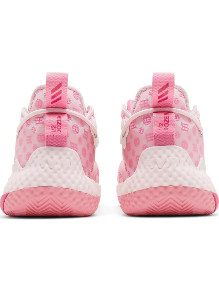 Кроссовки Adidas Harden Vol. 6 J 'Clear Pink Monogram' — изображение 6 из 8, розовый