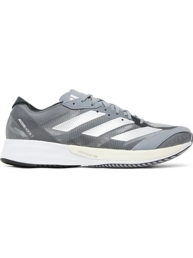Кроссовки Adidas Adizero Adios 7 'Grey Zero Metallic' — изображение 1 из 8, серый
