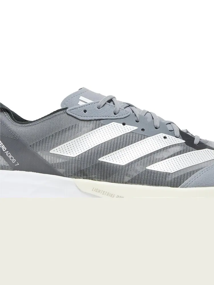 Кроссовки Adidas Adizero Adios 7 'Grey Zero Metallic' — изображение 2 из 8, серый