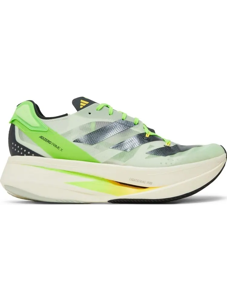 Кроссовки Adidas Adizero Prime X 'Linen Green Black' — изображение 1 из 8, зеленый