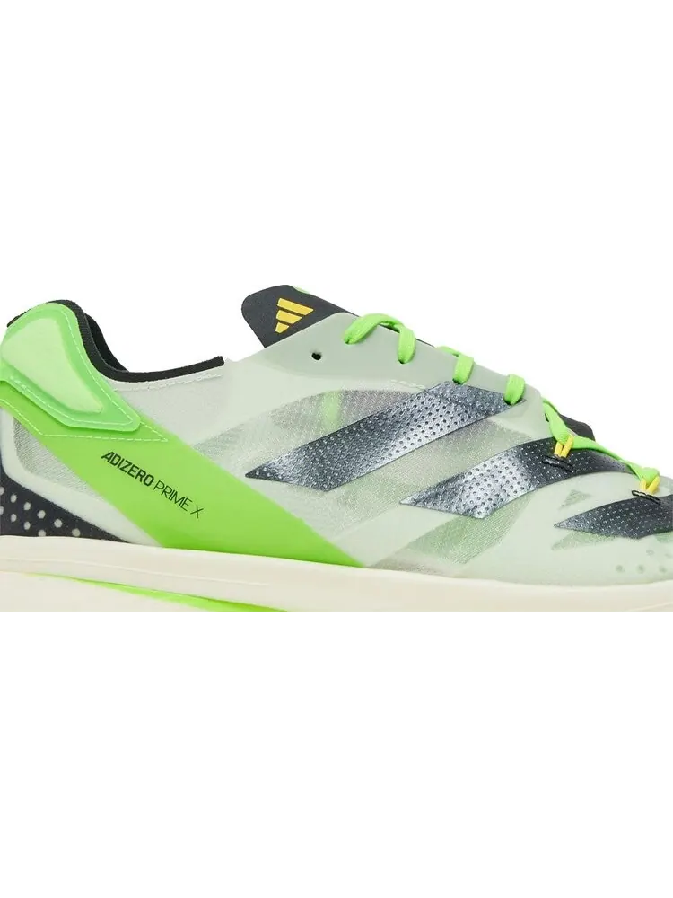 Кроссовки Adidas Adizero Prime X 'Linen Green Black' — изображение 2 из 8, зеленый
