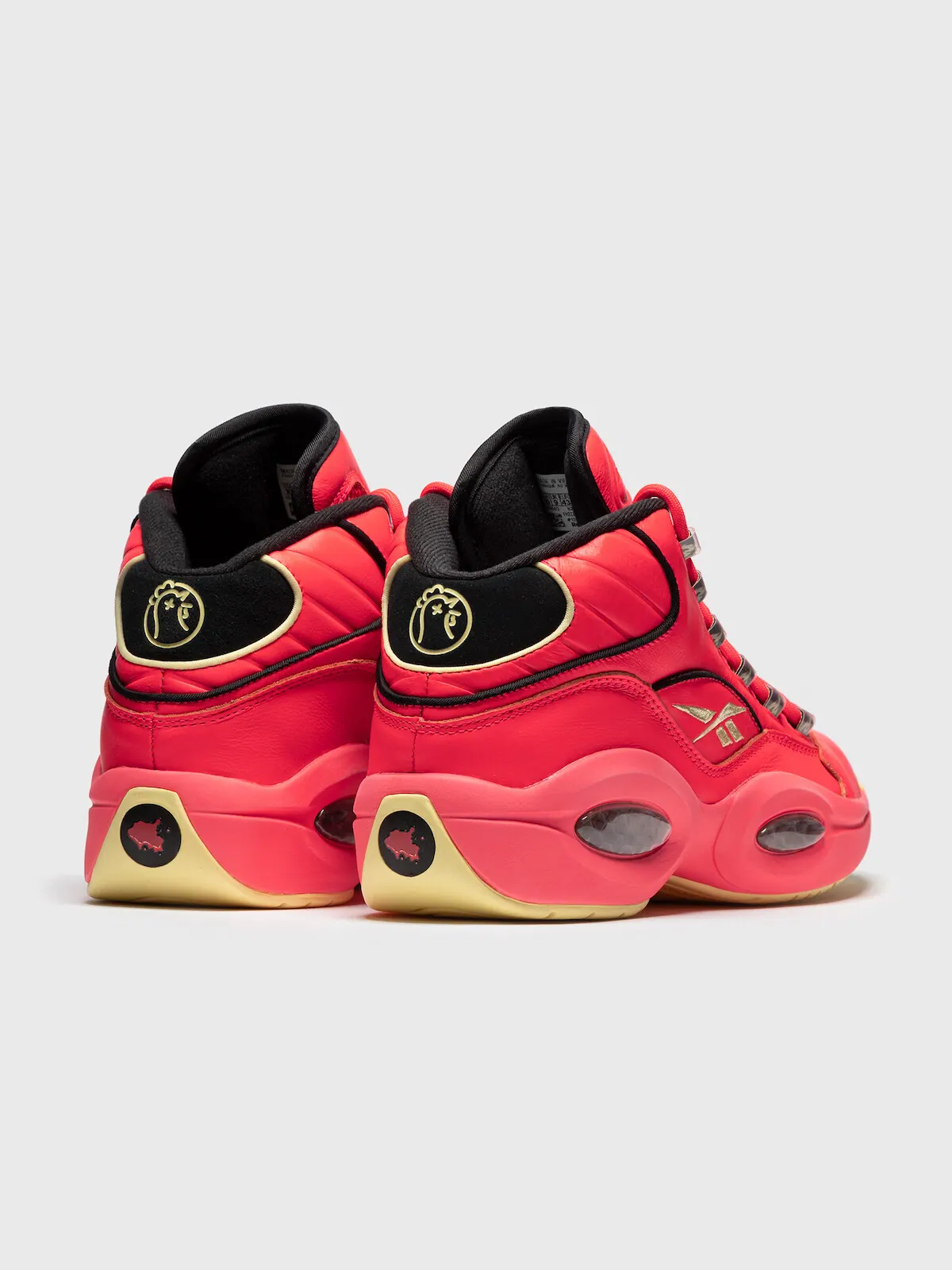 Кроссовки Reebok x Hot Ones Question Mid 'the Last Dab' — изображение 5 из 6, красный