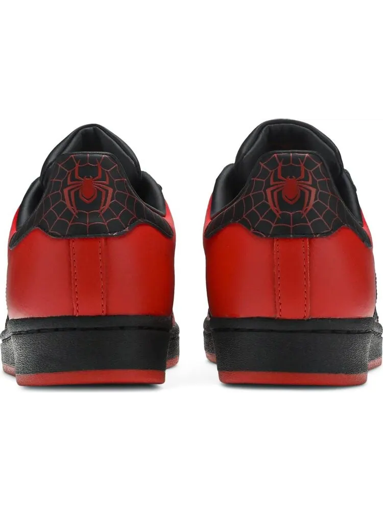 Кроссовки Adidas Marvel x Playstation x Superstar 'Spider-Man: Miles Morales' — изображение 6 из 8, красный